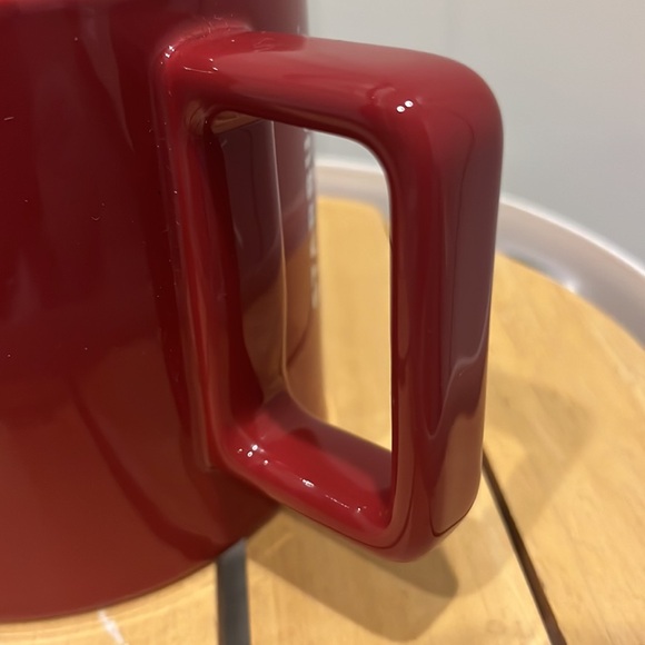 ❤️ Starbucks 2021 Valentine's Day Red Mug Pink Heart 16 oz - Picture 5 of 6
